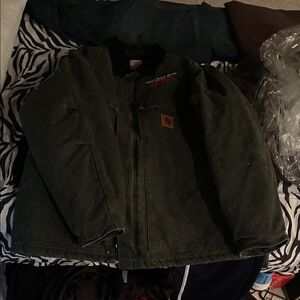 Carhartt Men's Dark Green Field Jacket